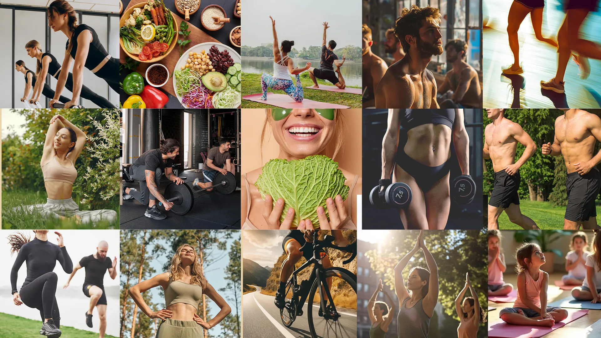 Mosaico de experiências Bossa Wellness
